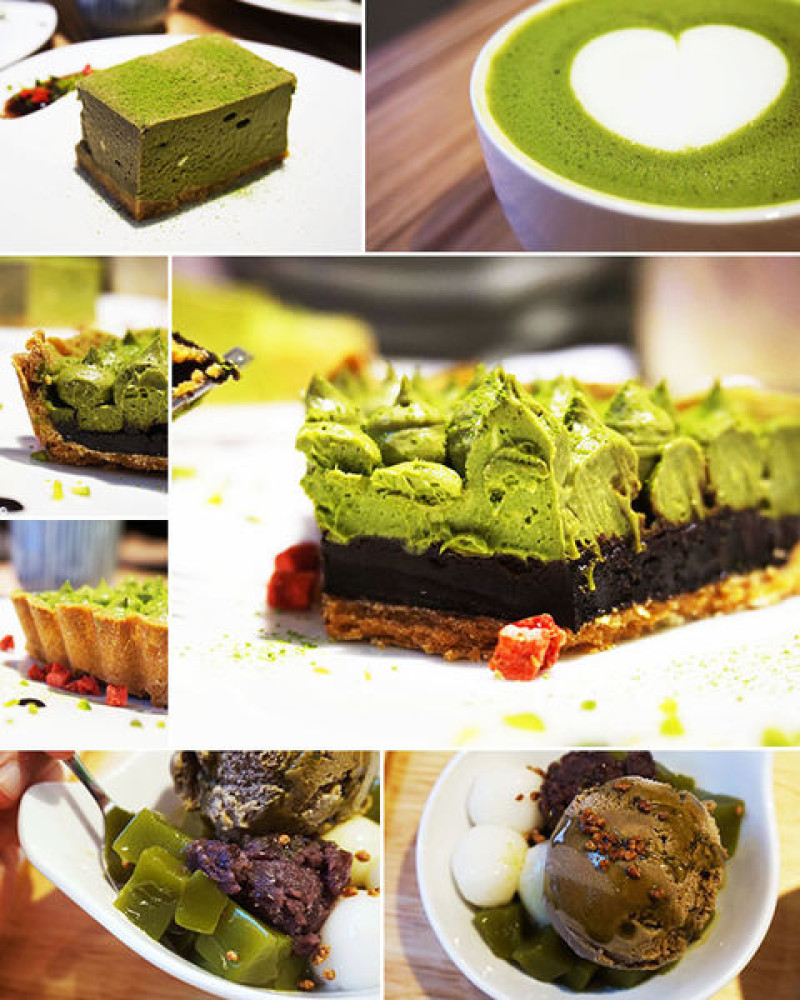 【甜點 ● 下午茶】一抹綠 台北民生店。台北抹茶控們有口福了，各式抹茶與異國料理，讓你吃得開心又滿足。