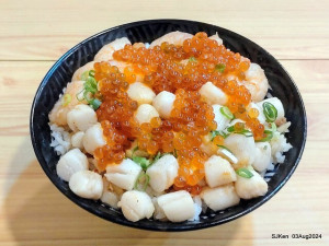 (新竹東門市場美食)「享來點東門店」Q貝蝦仁雙拼鮭魚卵滷肉飯--- 隱身在傳統市場的創新傳統美食，超浮誇餐點用料，讓人吃得過癮回味無窮!