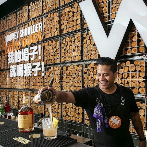 威士忌愛好者不能錯過！三隻猴子三重麥芽威士忌推出「Monkey Shoulder Take Over我的場子！就喝猴子！」限定活動，再加送限定調酒。