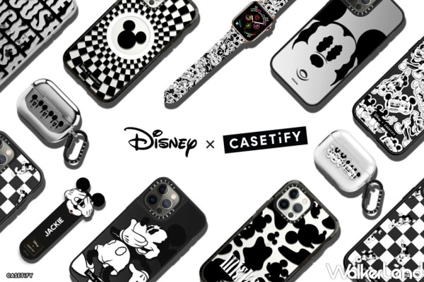 米奇粉絲收一波！Disney x CASETiFY 聯名系列「黑白米奇」防摔手機殼強勢登場，陪粉絲們盡情探索不一樣的米奇。