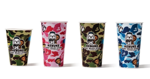 可不可新品聯名BAPE！可不可「BABY MILO®」迷彩手搖杯搶先看，BAPE迷彩杯、中秋禮盒一次收。