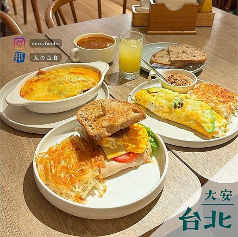 台北市大安區M One Cafe｜大安質感早午餐推薦 @neru.foodie / 丸の良食