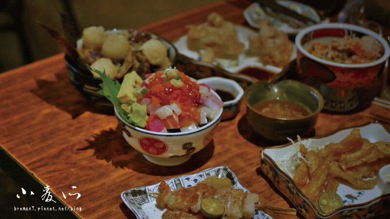 《台中北區》小麥所居酒屋/日式揚物│傳統風格的美味日式深夜食堂