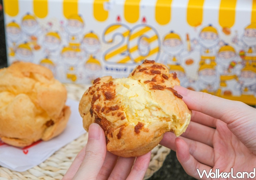 beard papa's「芒果泡芙」 / WalkerLand窩客島整理提供 未經許可不可轉載