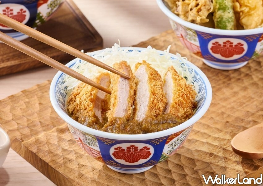 金子半之助「咖哩豬排雙饗丼」/ WalkerLand窩客島整理提供 未經同意不可轉載