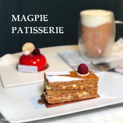 【台北美食】嵐鵲法式甜點 MAGPIE PATISSERIE 天母美食 歐風下午時光 法式甜點 米其林級饗宴 慕斯蛋糕 千層派 天母新光三越