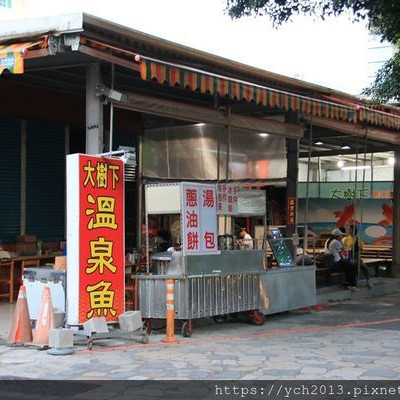 宜蘭礁溪/大樹下溫泉魚咖啡享受小魚去角質服務/玫瑰園原泉湯屋一泊一食