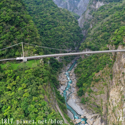 【花蓮。秀林】布洛灣遊憩區。山月吊橋。盡覽峽谷美景。空拍攝影記錄