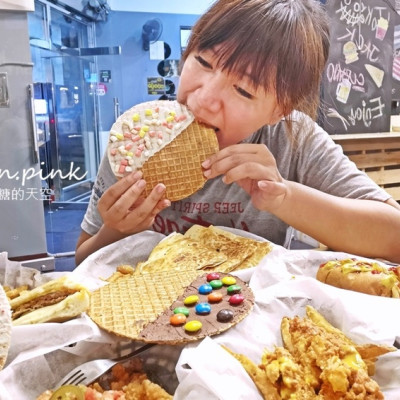 台中海線最新美食推薦|瘋狂傑克古巴三明治好吃到沒朋友、現做荷蘭鬆餅外面吃不到，凌晨兩點都吃得到美式好料 - 棉花糖的天空