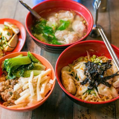 中壢內壢八德美食-沒吃過的扁食，飽滿紮實的扁食再加上爽朗健談的可愛老闆娘等於一頓滿足的午飯喔！