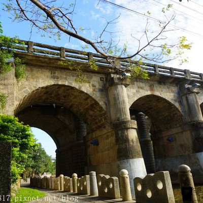 【新竹。關西】戀戀牛欄河親水公園。東安古橋。冬季吉米版。新竹縣定古蹟。關西旅遊景點