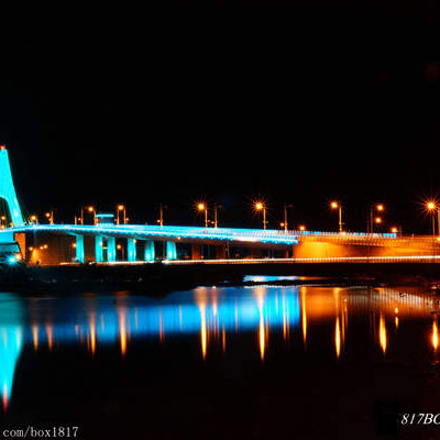 【屏東。東港】夜拍鵬灣跨海大橋。大鵬灣最美麗最獨特的地標