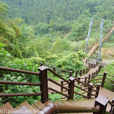 【雲林。古坑】華山小天梯。華山溪吊橋。情人橋