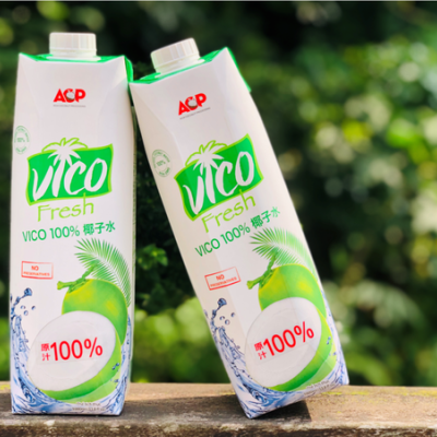 【飲品】VICO 100%椰子水 x 天然南洋風味椰子水，就像現剖般的新鮮清爽║ 椰子水推薦、夏日飲品