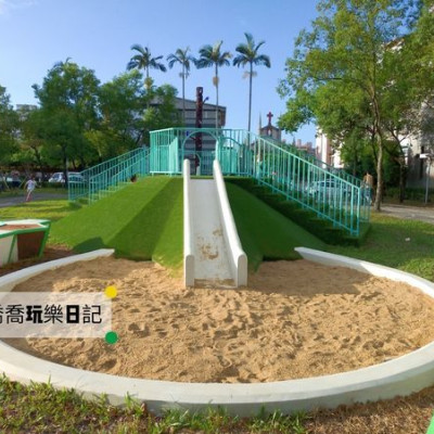 宜蘭景點特色公園【樟仔園文化園區】全新兒童遊戲設施~沙坑、溜滑梯、自行車步道、可愛猴子藝術裝置，樟仔園歷史文物展覽空間