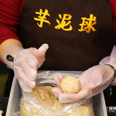 新竹城隍廟必吃小吃！推薦林家芋泥球 - ㄚ綾綾單眼皮大眼睛